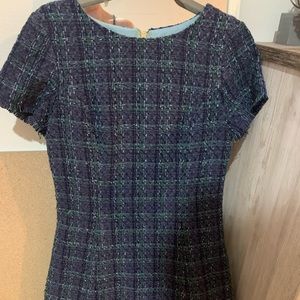 Sail to sable tweed dress, ruffle as bottom - size 6